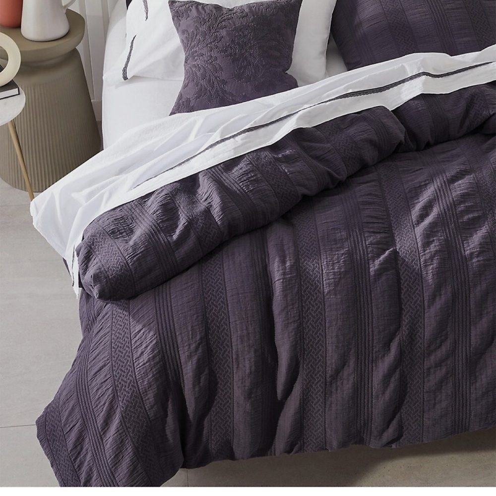 Piu Belle Cotton Lace Trim Sheet Set Style